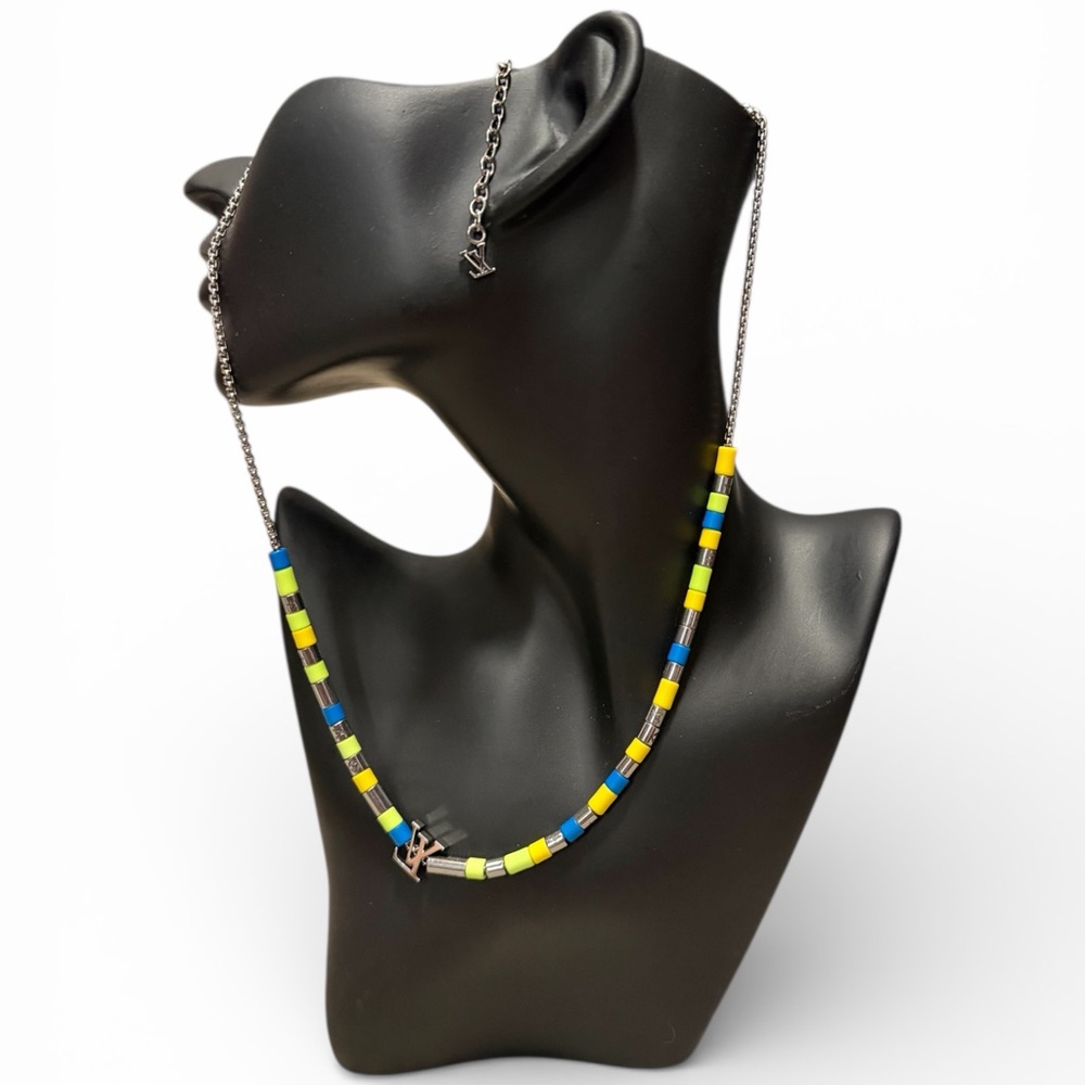 LOUIS VUITTON COLLIER LV SUNRISE NECKLACE M00651 MULTICOLOR UNISEX F/S